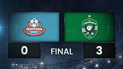 PFC Montana 1921 vs. Ludogorets Razgrad PFK - Condensed Game