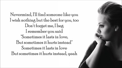 Adele - Someone Like You [ Live from the Brits ] - ( Lyrics Video )