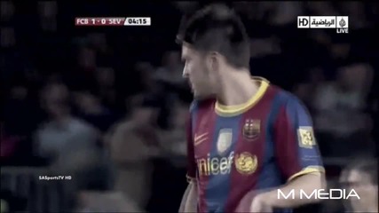 David Villa Barcelona Goals & Skills 2010 2011