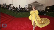 Rihanna Gets All the Stares, and All the Stairs, in Her Major Met Gala Gown