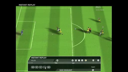 Красив Гол В Мултиплеър Мач На Fifa 09