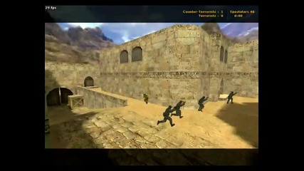 5 Ct Срещу 1 Terorrist смях Counter Strike 1.6