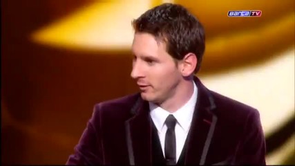 Fc Barcelona - Leo Messi gana su tercer Bal