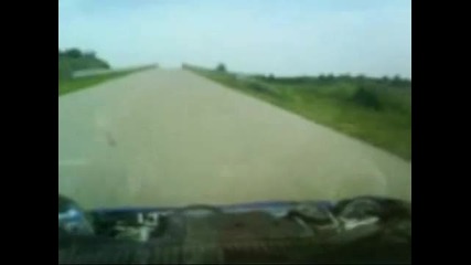 Kadett gsi откача на пътя..1-во палене .