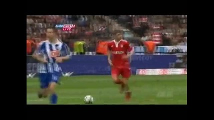 Отлична контра - атака на Байерн завършена с гол на Робен