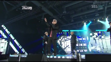 Taecyeon, Junhyung, Mir, Hoya, Gary and Dynamic Duo Hip Hop Special Stage Part 1
