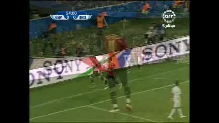 17.06 Испания - Ирак 1:0 Давид Виля гол ! Купа на Конфедерациите