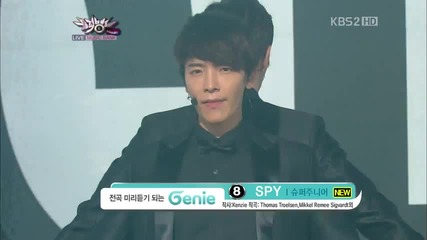 Super Junior - Spy @ Music Bank (17.08.2012)