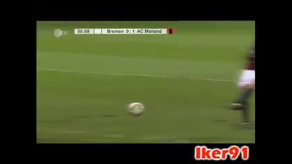 18.02.2009 - Werder Bremen 1 - 1 Ac Milan  -  (1 - 0)