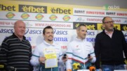 Алберт Попов и Ивайло Борисов получиха наградите за спортист и треньор на месеца