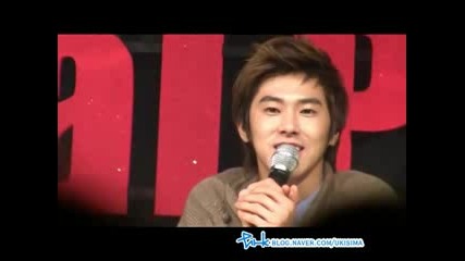 081226 Yunho Dbsk Talk With Fans In Tvxq Debut 5th Anniversary