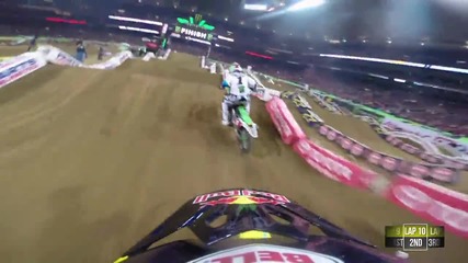 James Stewart Battles Ryan Villopoto - 2014 Monster Energy Supercross St. Louis