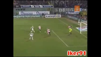Палермо 0 - 2 Ювентус Давид Трезеге