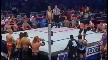 Уейд Барет срещу Шеймъс(мач с дървари) - Smackdown 19/10/12
