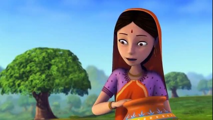 Малкият Кришна - 5 епизод Индийска анимация с английско аудио