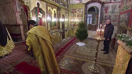Путин поздрави православните християни за Рождество Христово