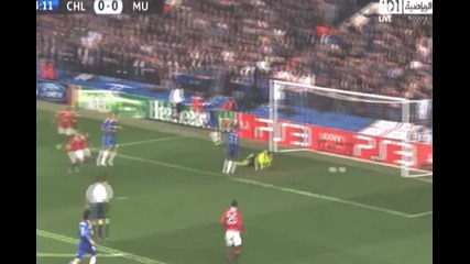 Страхотният гол на Wayne Rooney срещу Chelsea (06.04.2011)