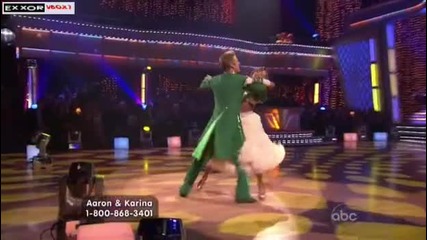 Dancing With The Stars Us - Куик степ - Aron & Karina 