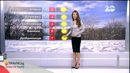 Прогноза за времето (16.01.2015 - обедна)