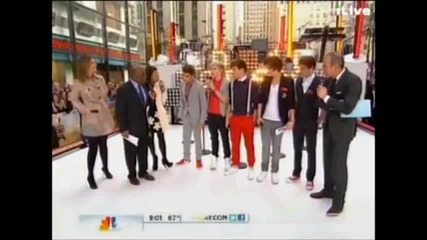 One Direction - Интервю за Today Show след изпълненията - Nyc