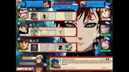 Naruto Arena Test Team #1 