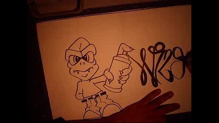 How To Draw A Graffiti Character