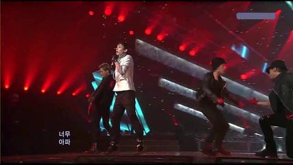 *hq* X - Cross - My Luv @ Inkigayo [08.08.10]