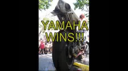 Burnout Yamaha Vs. Honda