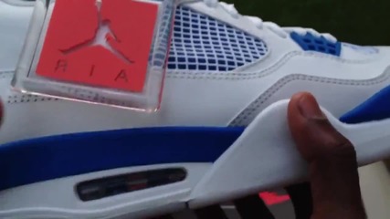 Маратонки Air Jordan 4 Iv Military Blue 2012 Review,маратонки