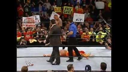 The Rock Vs Hulk Hogan No Way Out 2003 Part3/3 