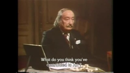 Salvador Dali calls himself a bad painter