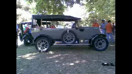 Retro cars parade Bourgas Bulgaria Summer 2008