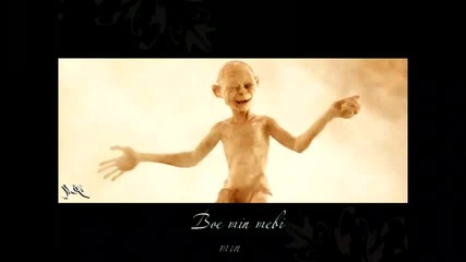 Lord of the Rings - Gollum Claims the Ring with lyric 