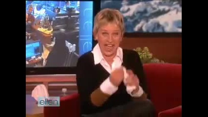Ellen прави номера в Starbucks 