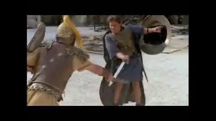 Helen of Troy hanging by a Moment Music Video