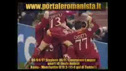 As Roma - Manchester United (1 - 0 Tadei)