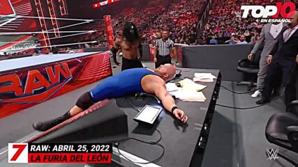 Top 10 Mejores Momentos de RAW: WWE Top 10, Abr 25, 2022