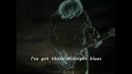 Gary Moore - Midnight Blues with Lyrics