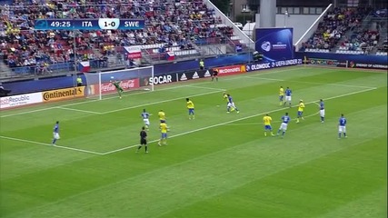 Италия 1 - 2 Швеция ( Евро 2015 до 21 години ) ( 18/06/2015 )