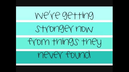 Taylor Swift - Change [lyrics on screen]