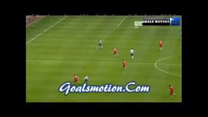 Wales vs England 0 - 2 Bent Goal - 25 03 2011 - Euro 2012 