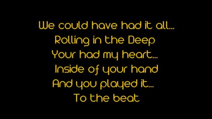 Adele - Rolling in the Deep + Lyrics