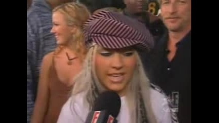 Christina Aguilera На Премиерата На 8 Mile
