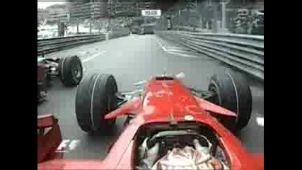 Raikkonen Удря Sutil(2008monaco Grandprix)