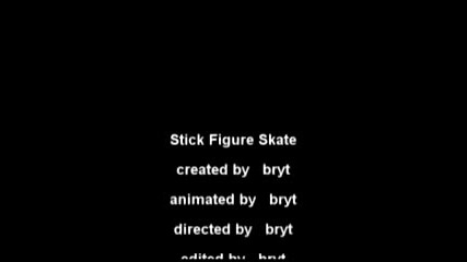 Stick Figure Skateboarding