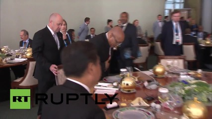 Russia: BRICS leaders sit down for a working lunch in Ufa