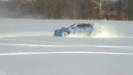 Conor Daly snow drifting 2010