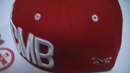 Ymcmb шапка (snapback) Red and White