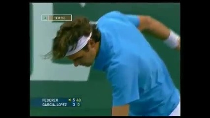 Indian Wells 2008 Roger Federer - Guillermo Garcia-lopez