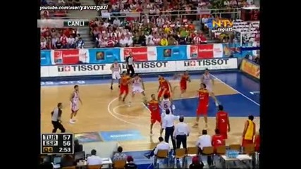 Турция 63:60 Испания( Евробаскет 2009)